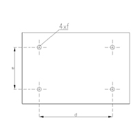 Arrangement of fixing holes