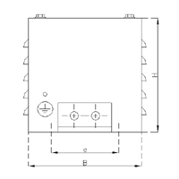 Horizontally mounted enclosure LG1-23