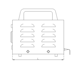 Portable enclosure EO 23