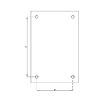 Arrangement of fixing holes